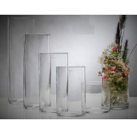 Clear Cylindrical vase M - H 30 cm - diamètre 15 cm (Aquarium)